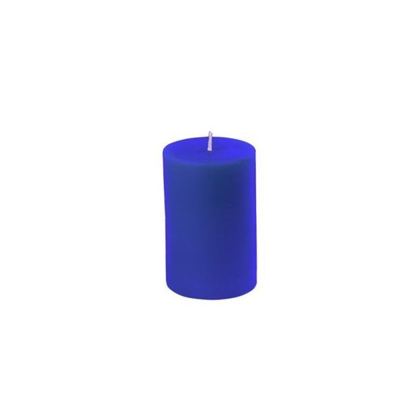Vaser Designs 2 x 3 in. Blue Pillar Candle; VA1081245
